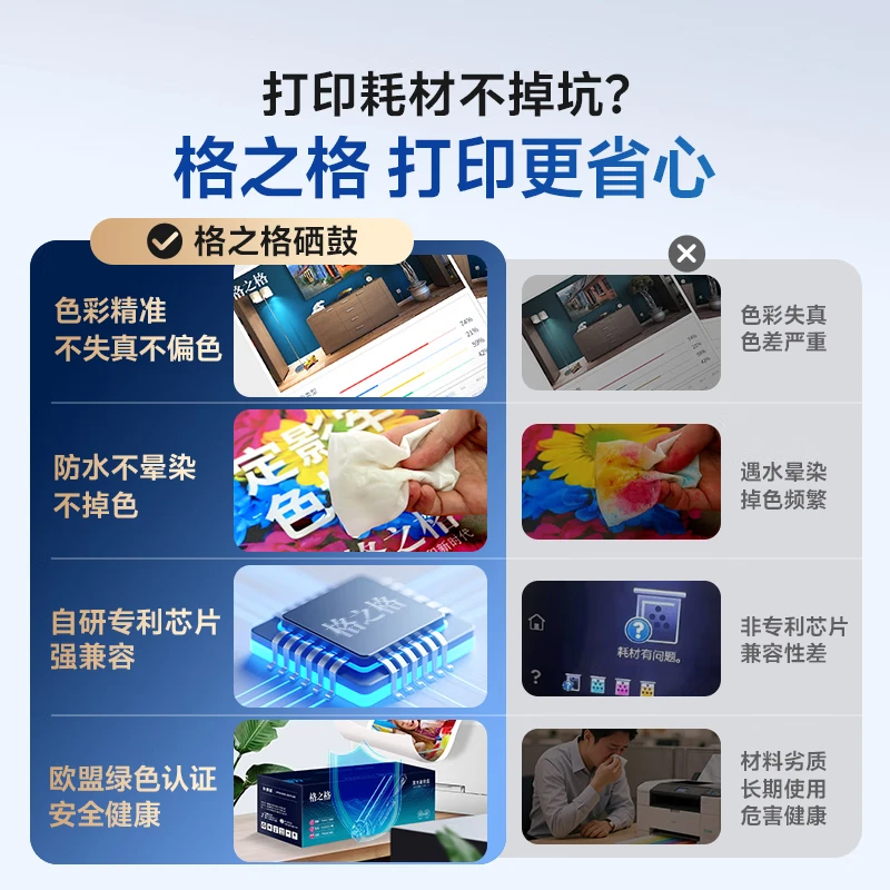 格之格(G&G) 204a硒鼓 CF510a硒鼓粉盒墨盒适用于m 154a高清大图