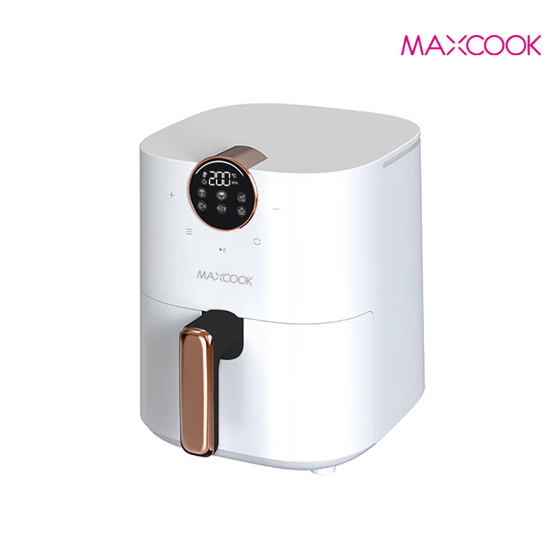 MAXCOOK 不用翻面聚能高效烘烤 美厨乐享智能空气炸锅4L MCLP-0335!