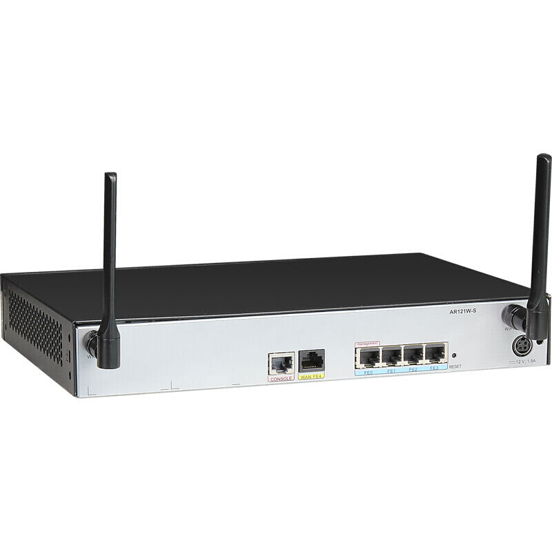 华为(Huawei)AR121W-S 小企业1WAN4LAN端口百兆企业级高速无线路由器