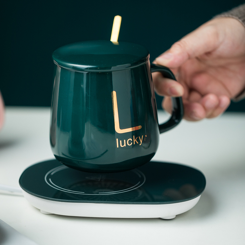 苏宁极物 LUCKY陶瓷马克杯礼盒款 DX0101 创意咖啡杯礼品暖暖杯保温暖杯(个)