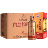 【六瓶】贵州茅台集团白金老酱酒500ml*6瓶53度酱香型高度纯粮酿造白酒整箱礼盒酒水