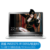 戴尔(DELL) 灵越5000 INS5575-R1305S 15.6英寸超轻薄镁铝合金商务笔记本电脑（R3-2200U 8G 256GB固态）