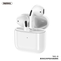 remax睿量tws-10真无线蓝牙耳机 白色 入耳式隐形超长待机续航运动跑步双耳 适用于苹果华为vivo小米oppo