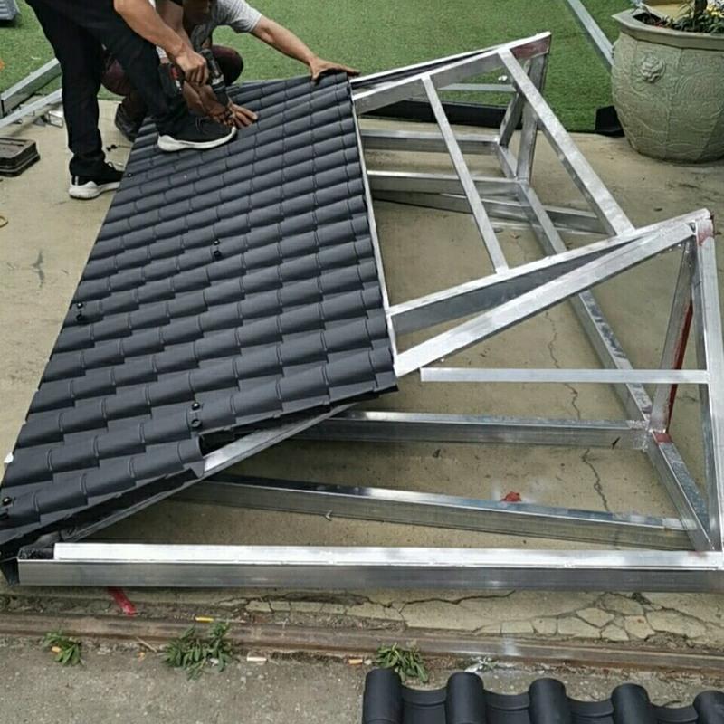 仿古瓦仿古门头仿古屋檐仿古围墙塑料瓦胶瓦树脂瓦中式古瓦pp瓦深灰色