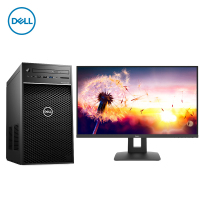 戴尔 T3640 图形工作站i9-10900K/64G/1T+2T/P2200 5G独显/ 显示器 P2319H*2