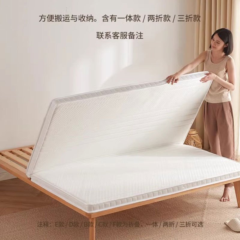 质凡天然椰棕软硬床垫棕榈榻榻米定制做席梦思可折叠棕垫 10公分厚