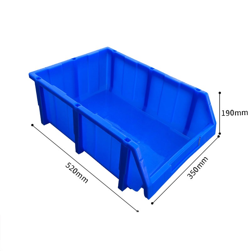 宁储 塑料零件盒 斜口物料盒 520*350*190mm 个高清大图