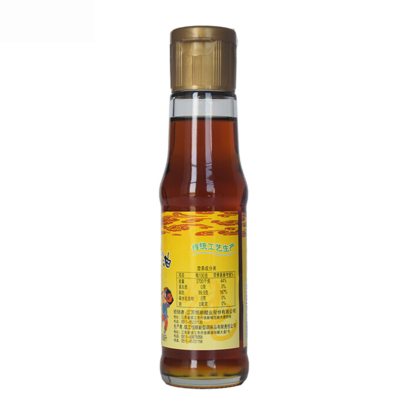 恒顺纯正芝麻香油150ml 精选优质芝麻,其产品清澈,清纯,色美,味香