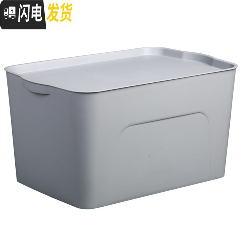 三维工匠 大号可叠加塑料收纳箱小号收纳盒整理衣物玩具爱丽丝高清大图