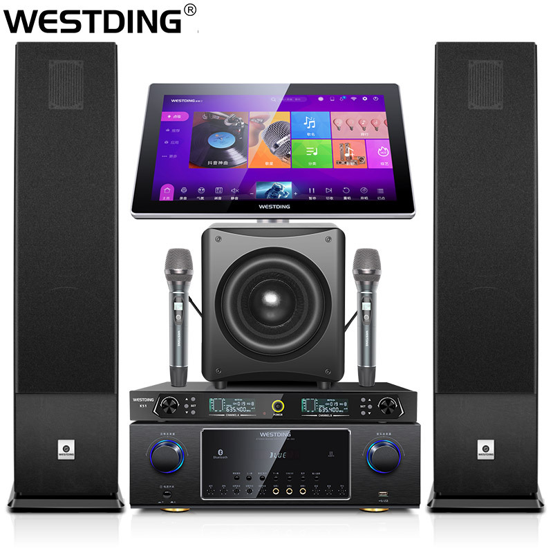 westding/威斯汀 家庭ktv音响套装点歌机