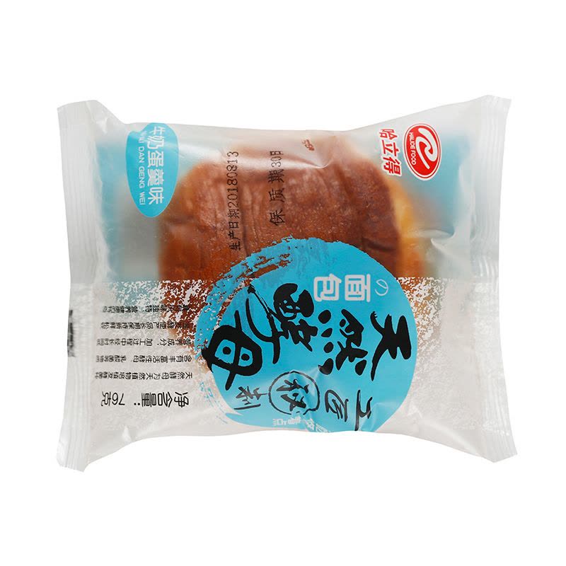 哈立得天然酵母面包76g图片