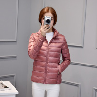 子沫雨JMOORY2021新款轻薄羽绒服女短款轻时尚羽绒服女短款大码修身