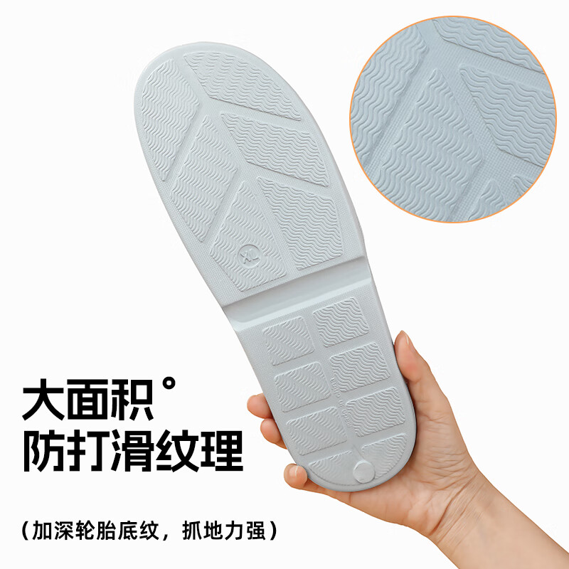 四万公里 SW2323 折叠拖鞋 XL码 (单位:个)浅灰色高清大图