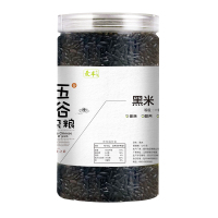 麦丰 黑米500g/罐 五谷杂粮 米面粮油 粗粮 国产食品 罐装送礼 大米粥米伴侣