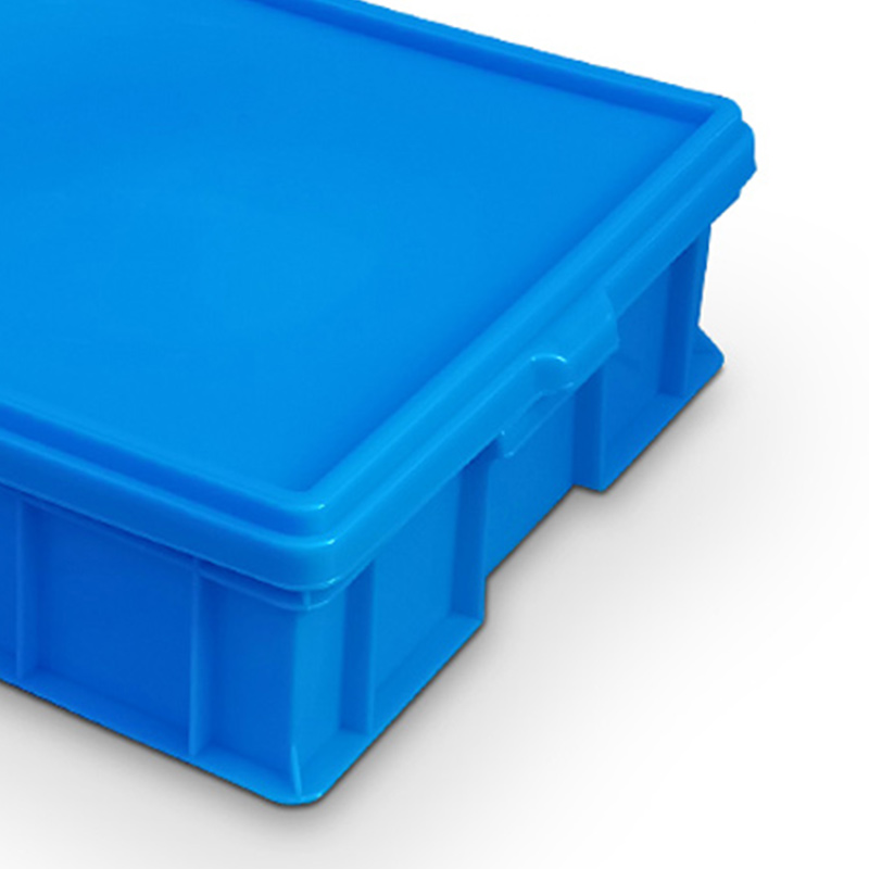 臻远ZY-SNXD-77收纳储物箱长方形物流中转箱带盖子 400*400*130mm高清大图