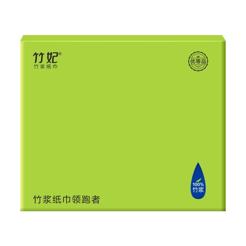 竹妃 zofee 手帕纸迷你小包纸巾3层10片*48包本色面巾纸卫生餐巾纸