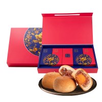 嘉华月饼 滇式月饼精装礼盒 云腿月饼 玫瑰奶心月饼 传统糕点中秋月饼漂亮礼盒装