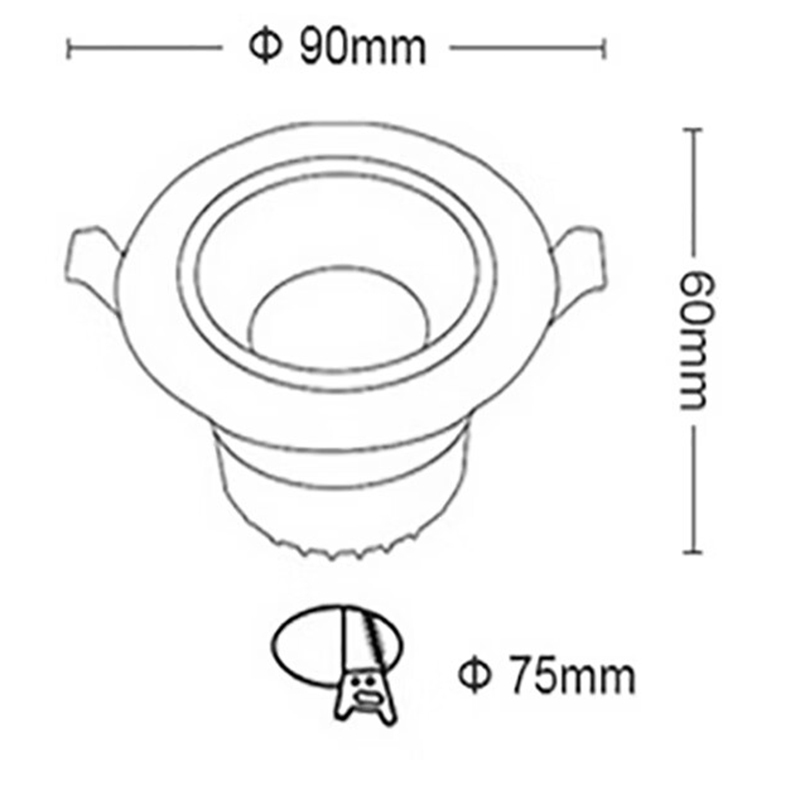 澳浦(APL)射灯APL-270COB-12A 4000K