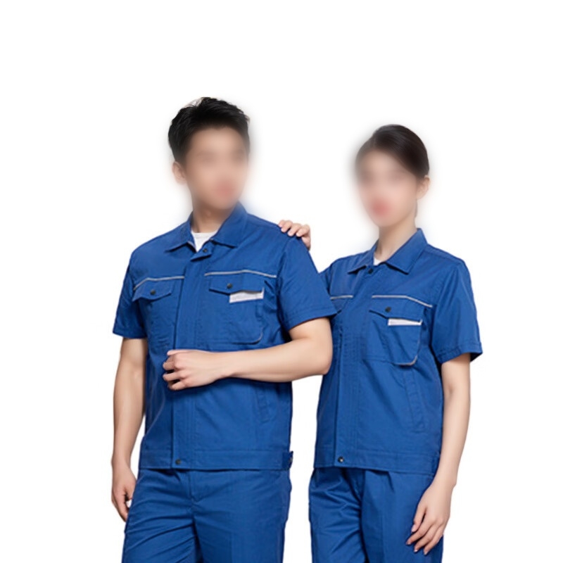 吾卫世 夏季工作服 短袖F1-F8 /套高清大图