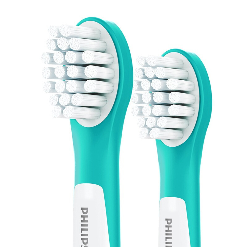 飞利浦(PHILIPS) 电动牙刷头 儿童迷你型 2支装 HX6032/35 适配HX6322 HX6352高清大图