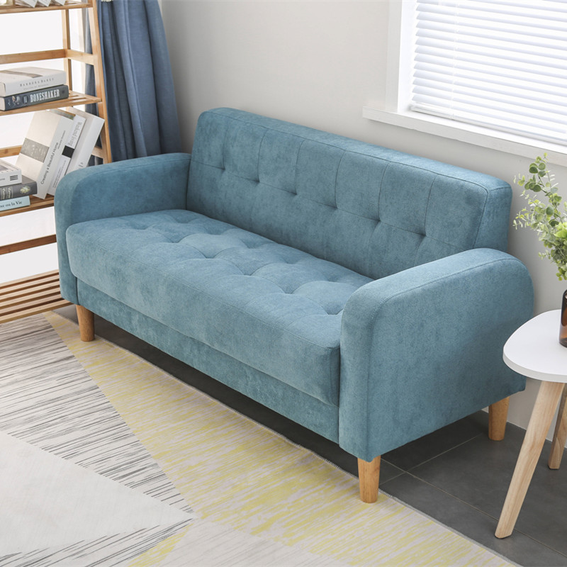 迅众 三人位沙发1740*610*730mm 小户型双人沙发北欧沙发简约现代客厅服装店沙发简易布艺沙发皮艺沙发高清大图