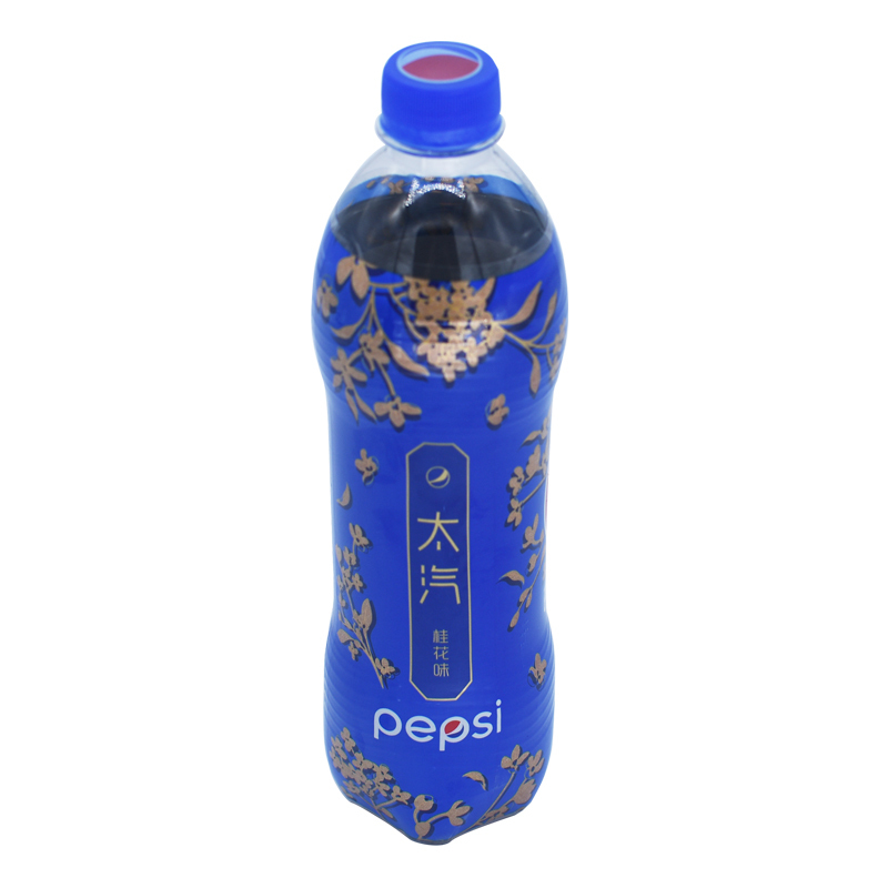 百事可乐桂花味汽水600ml 24瓶装 碳酸饮料 整箱自营