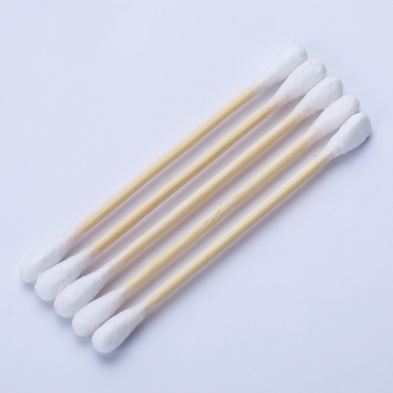 唐宗筷 2罐400支 竹棒棉签 双圆头掏耳朵棉棒 化妆卸妆棉签 一次性多用途清洁棉球 C2952
