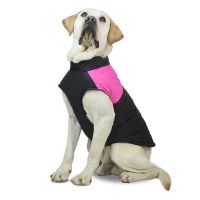 泰迪狗狗衣服秋季小型犬猫咪衣服冬季马甲棉服金毛比熊拉布拉多犬 粉色 S(2-5斤)