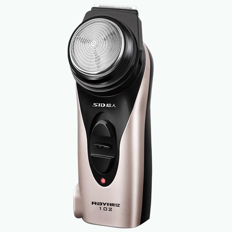 SID超人剃须刀男士RS102单头圆头充电式刮胡刀电动胡须刀剃胡子刀正品2刀头1网罩高清大图