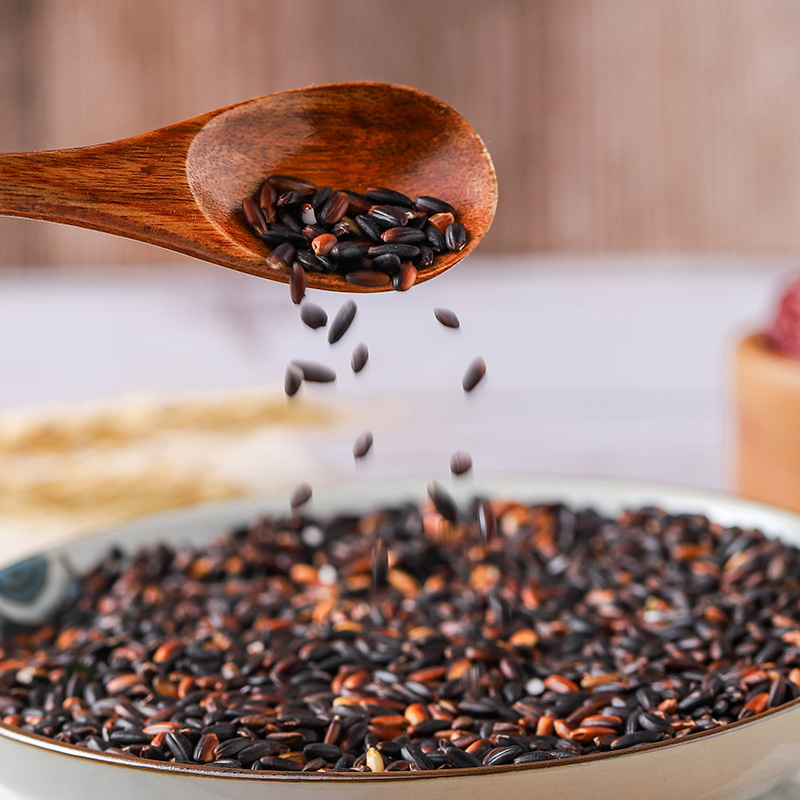 禾煜 血糯米1kg (黑糯米 紫糯米 五谷杂粮 粗粮 腊八粥料)