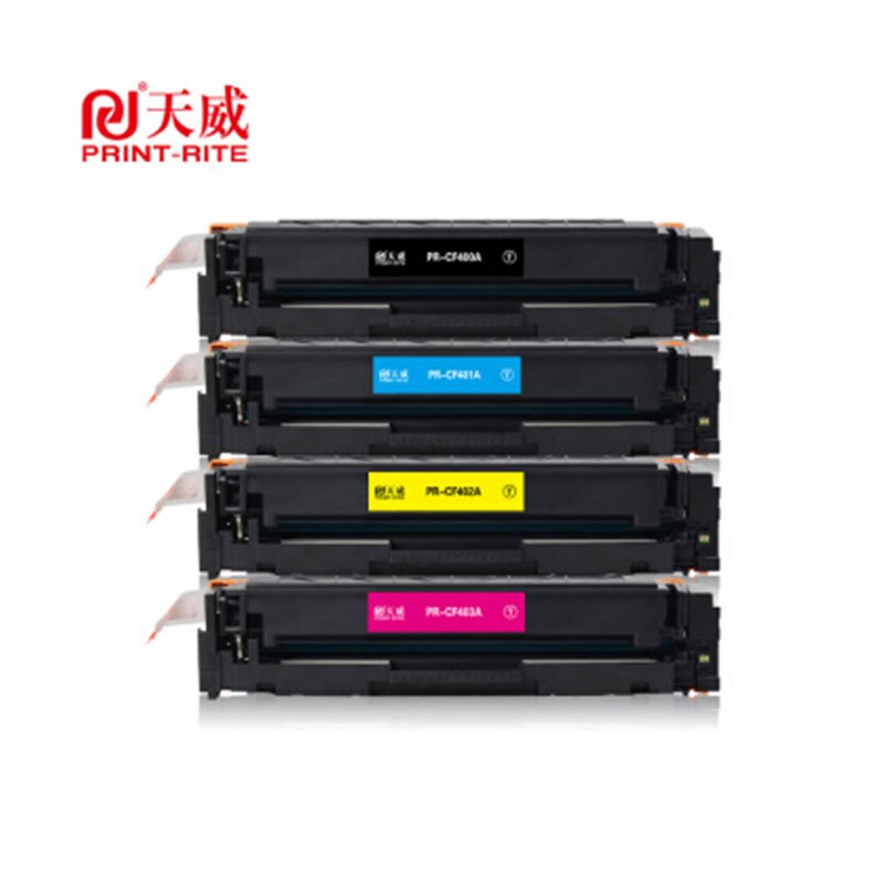 天威(PRINT-RITE) CF400A系列彩色硒鼓 带芯片 CF400A/CF401A/CF402A/CF403A