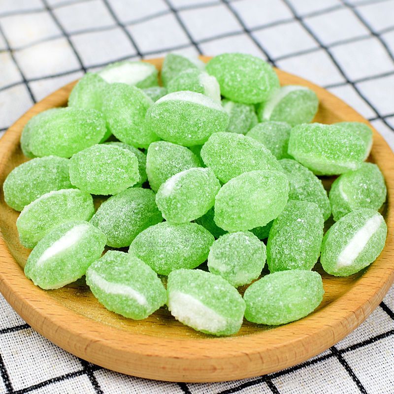 薄荷味 200克*3袋 特惠装 老式薄荷糖传统清凉润喉休闲糖果橙子水果