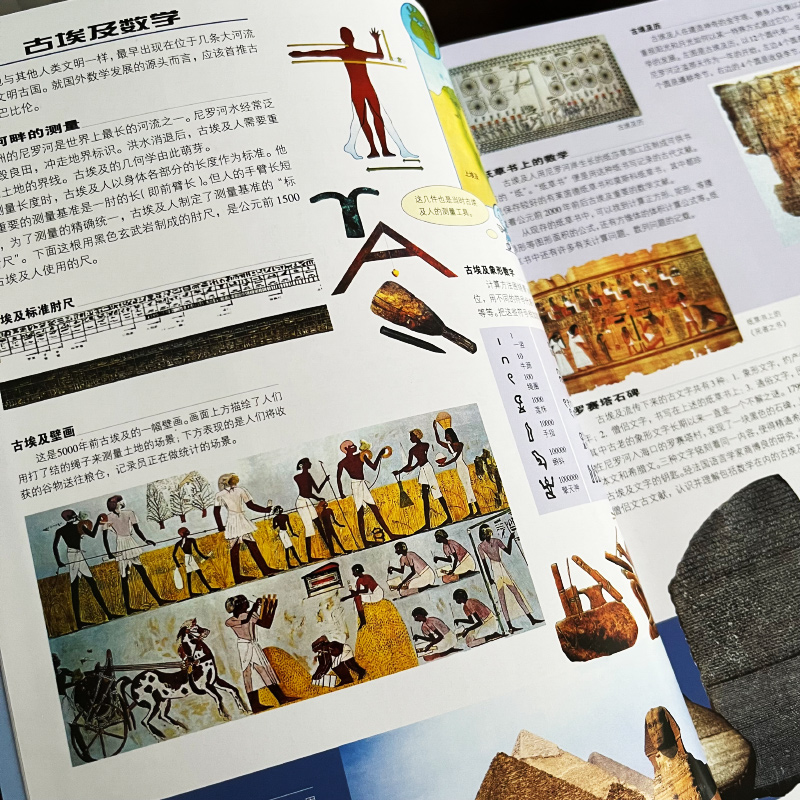 趣味数学百科图典 [正版]趣味数学百科图典 田翔仁著 一二年级小学生课外阅读书籍必读课外书读物数学简史百科全书儿童数学思高清大图