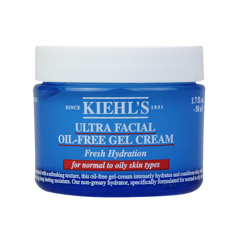 科颜氏(Kiehl's)面霜高保湿清爽啫喱无油 保湿补水滋润营养面霜清爽控油大面霜 啫喱面霜125ml