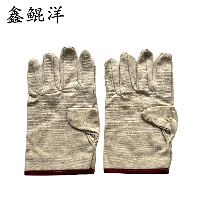 鑫鲲洋 帆布手套 黄甲布 双高清大图