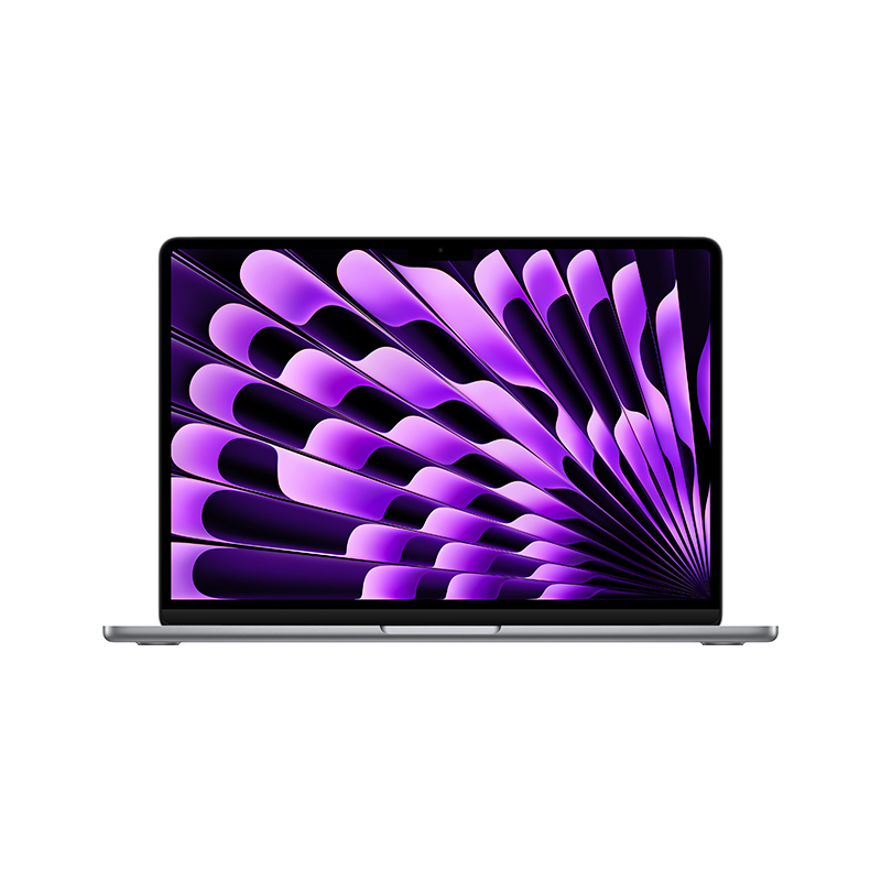 24款 MacBook Air 13.6寸 M3 笔记本电脑 8核中央处理器和8核图形处理器 16G 256G 深空灰色