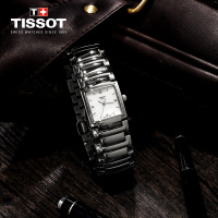 [低至5折]天梭(TISSOT)瑞士手表 幻婷系列钢带女士石英表T051.310.11.116.00