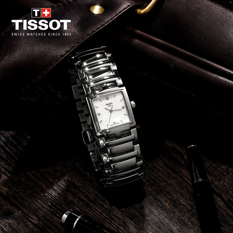 [低至5折]天梭(TISSOT)瑞士手表 幻婷系列钢带女士石英表T051.310.11.116.00