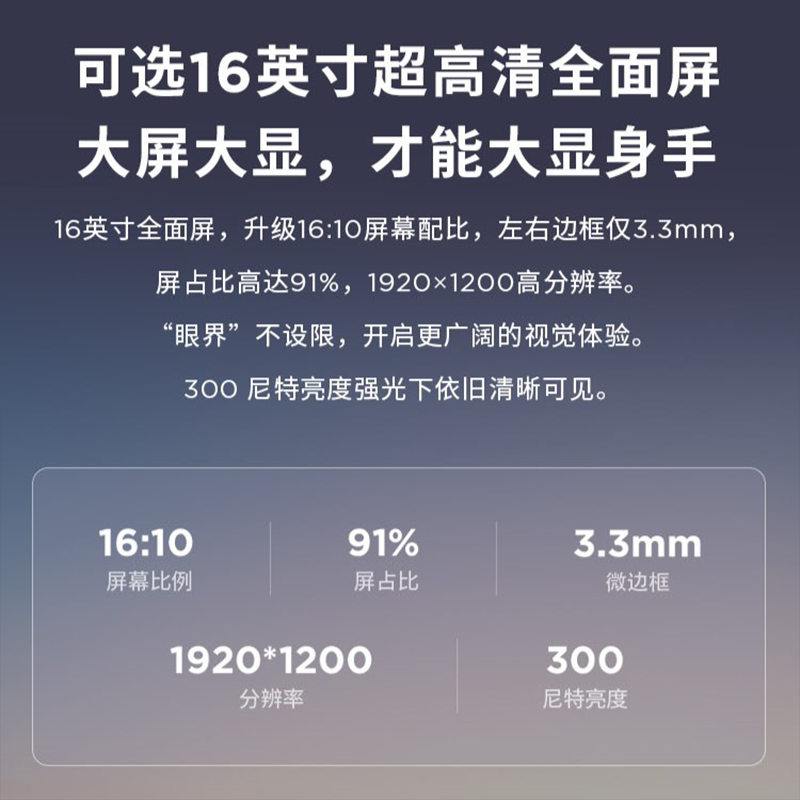 联想ThinkPad E16 英特尔酷睿i5-1335U 16英寸轻薄商务办公笔记本电脑(16G 1T MX550 高清屏)高清大图