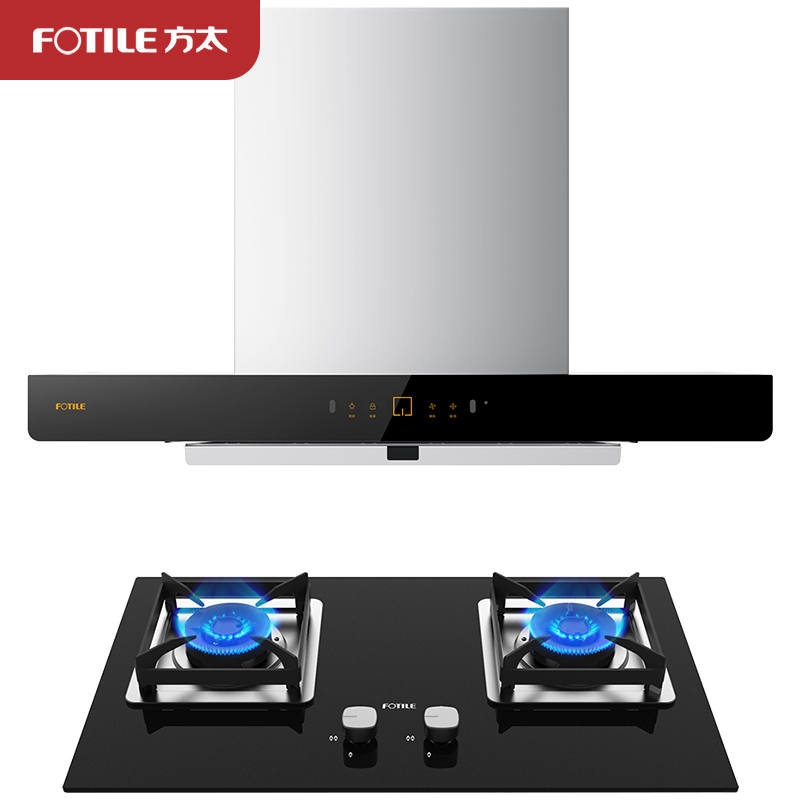 方太(FOTILE)欧式23立方云魔方挥手智控触控抽油烟机4.5KW*燃气灶具烟灶套餐EMD21H+HT8BE.S
