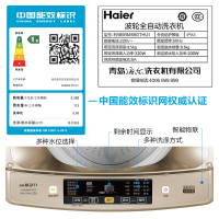 海尔(Haier)EB80BDF9GU1 8公斤 全自动家用波轮洗衣机 直驱变频 幂动力 智能投放 1级能效