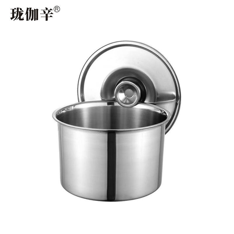 珑伽辛 特厚不锈钢无磁味盅 20cm/个高清大图