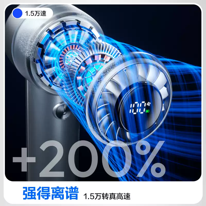 艾美特(Airmate)手持风扇迷你直流3000mAH挂脖20H长效续航电风扇灰色FREE6-1高清大图