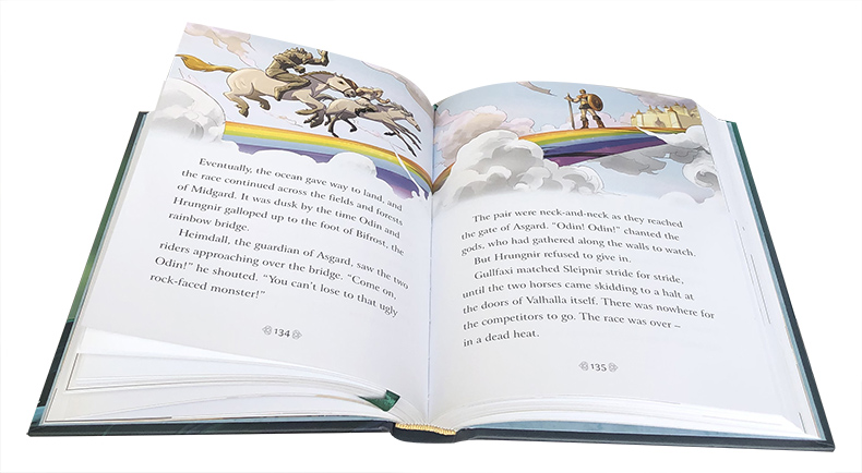 [正版]北欧神话插图故事合集 英文原版 Usborne Illustrated Norse Myths 尤斯伯恩 精装高清大图