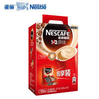 Nestle雀巢 正品雀巢原味100条1+2速溶咖啡15g/条升级装