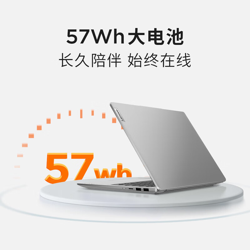 联想 小新16 2024 R7-8845H 32G 512G 银色 16英寸轻薄本笔记本电脑 AI高能本 高性能标压锐龙 高色域护眼屏 办公学生 银色
