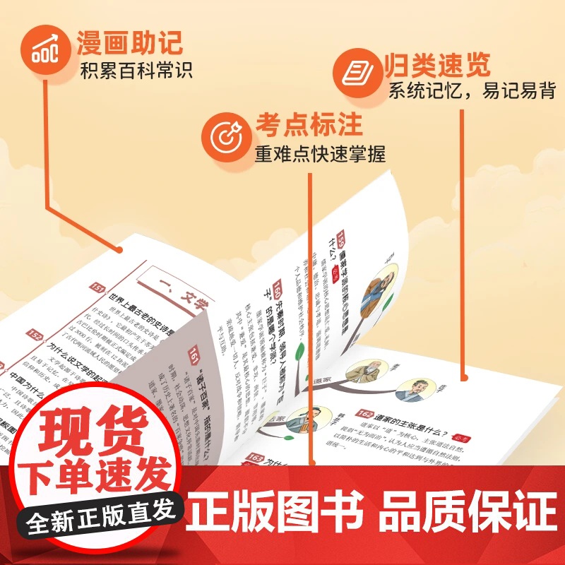 [抖音同款]中国文化常识一千问正版漫画百科常识1000问传统中华文化2000问儿童文学知识手册国学文学历史课外必背世界百高清大图