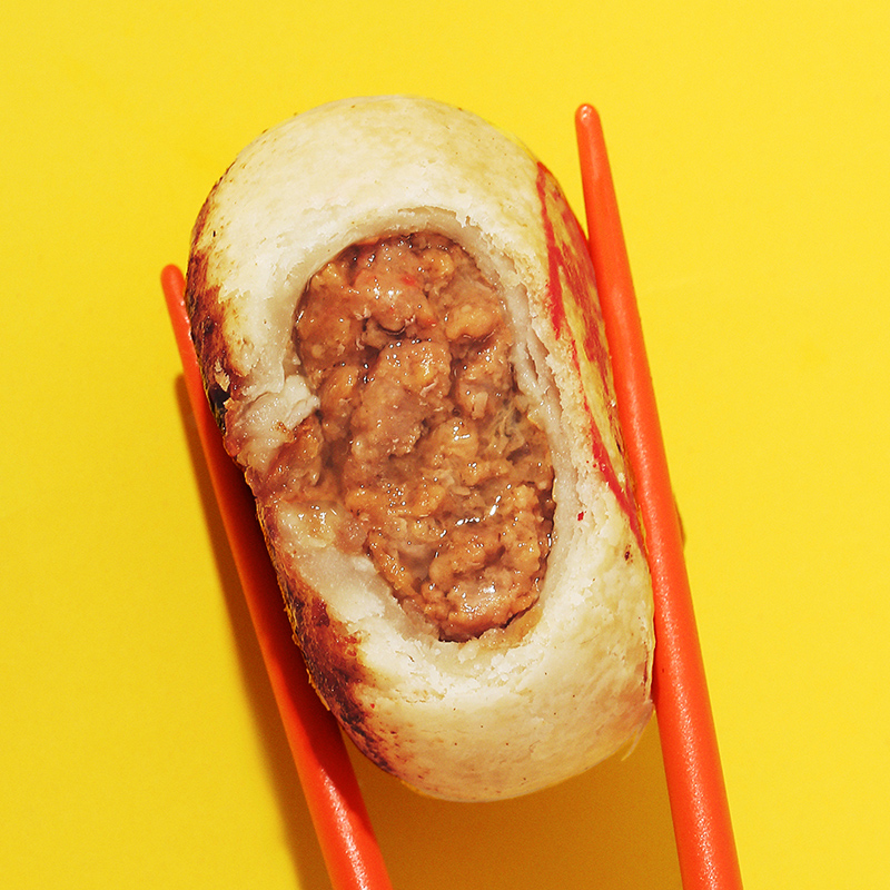 西区老大房鲜肉月饼 酥皮咸味苏氏月饼65g*4只 生胚冷冻 上海国营特产老字号高清大图