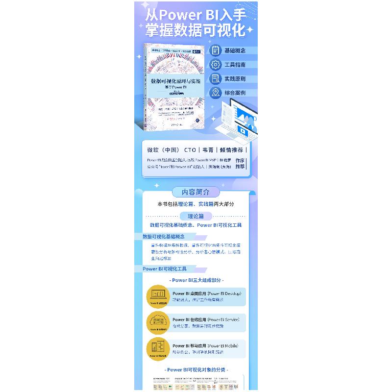 醉染图书数据可视化原理与实战 基于Power BI9787302595762高清大图