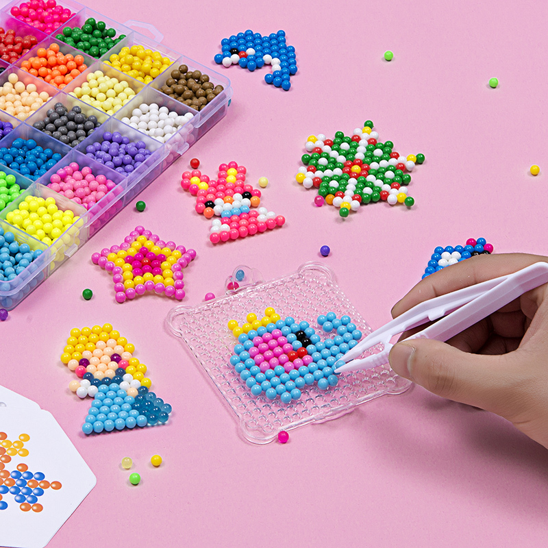 促销水雾魔珠套装手工diy制作神奇水雾魔法珠水雾魔珠玩具儿童拼图